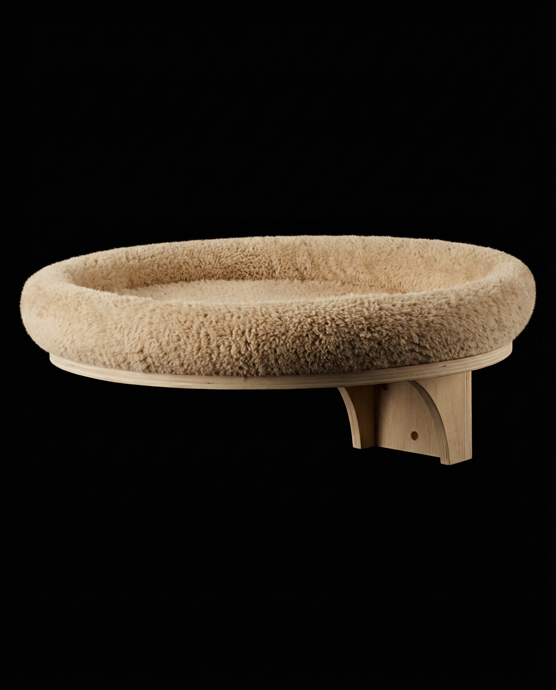 Cama Mural Redonda Acolchada